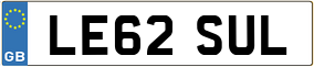Truck License Plate